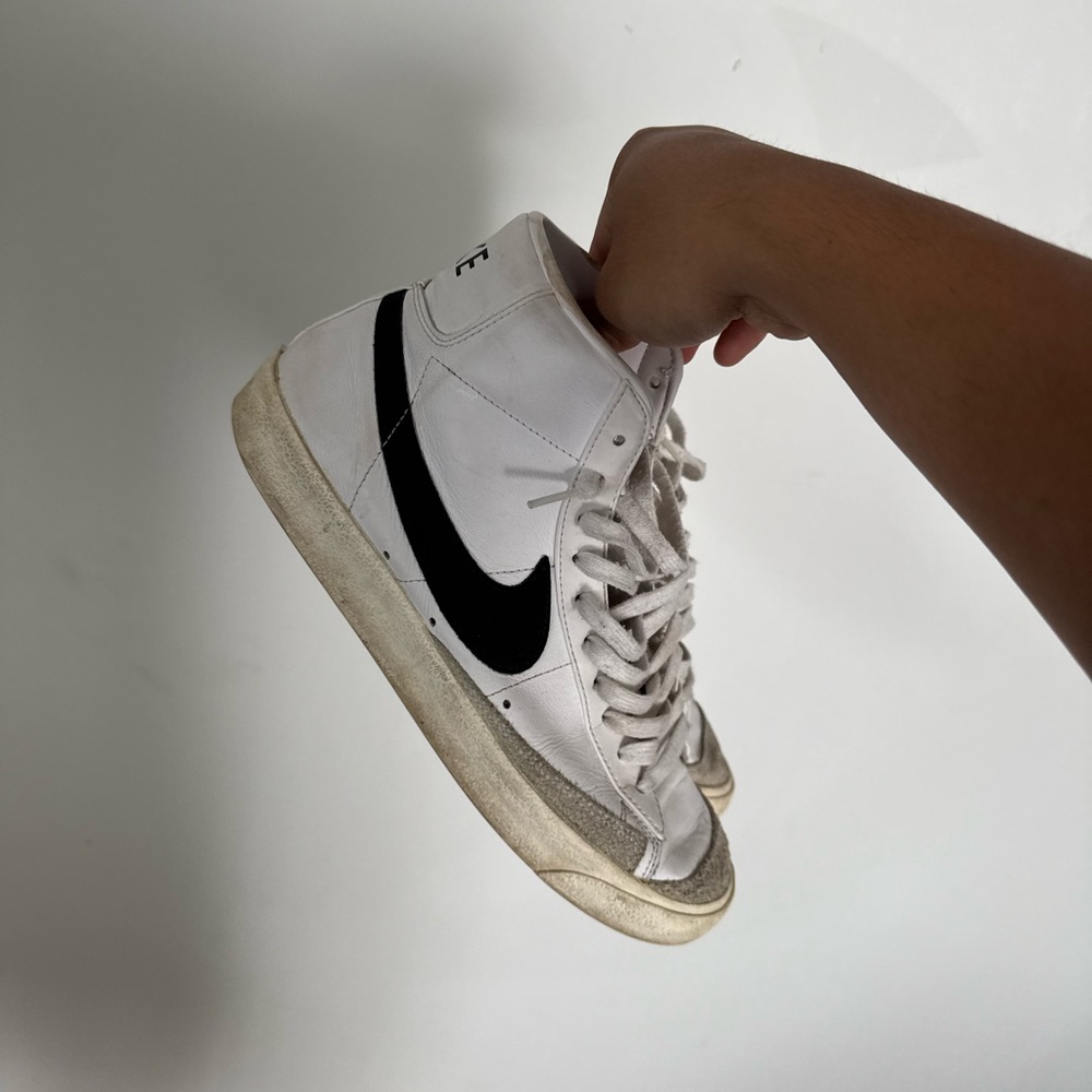 Nike White and Black Athletic Shoes